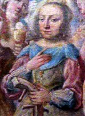 Portrait of Anne Catherine Constance as St Catherine
